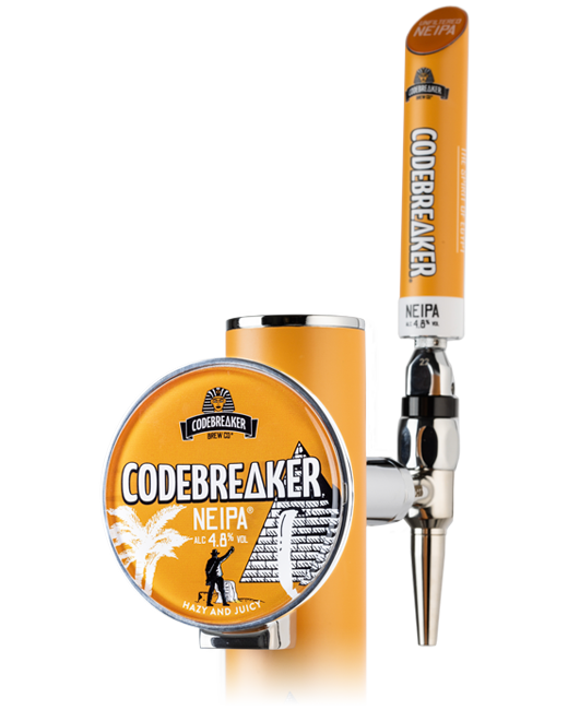 Buy Codebreaker NEIPA Beer 4.8% ONLINE, Refreshing Hoppy Juicy