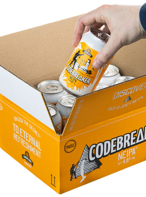 Codebreaker Craft Beer Unfiltered NEIPA 4.8% Box of 12